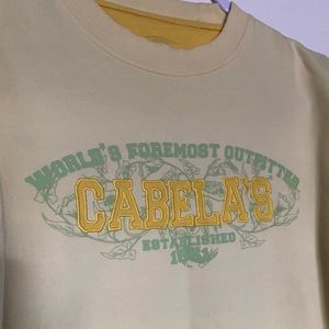 Cabelas Yellow Crewneck